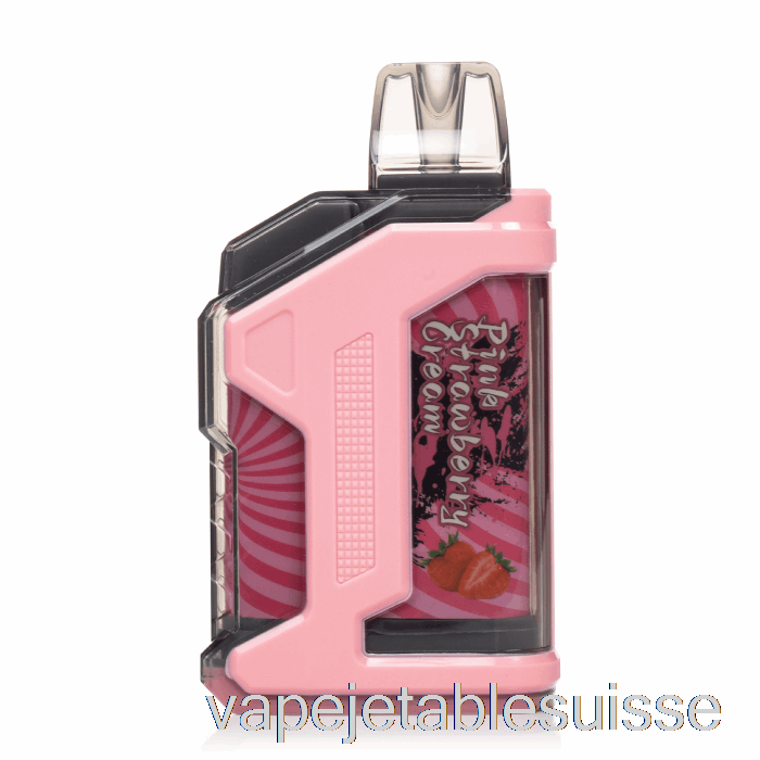 Vape Suisse So Soul Nola Bar 10000 Crème Fraise Rose Jetable
